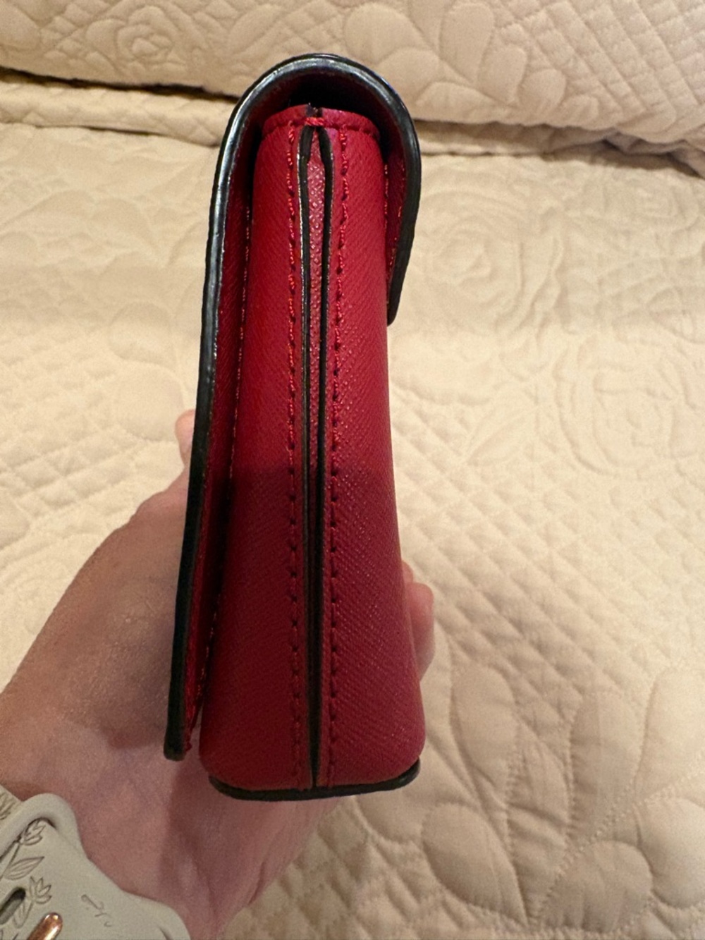 Kate Spade New York Newbury Lane Keira Clutch Red - Picture 7 of 15